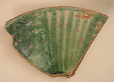 Ceramic Fragment, Earthenware; glazed