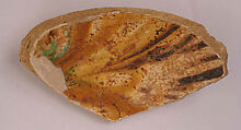 Ceramic Fragment, Earthenware; glazed