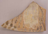 Ceramic Fragment, Earthenware; glazed