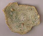 Ceramic Fragment, Earthenware; glazed