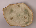 Ceramic Fragment, Earthenware; glazed