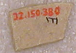 Ceramic Fragment, Earthenware; molded
