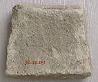 Ceramic Fragment, Earthenware; incised
