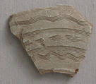 Fragment, Earthenware; incised