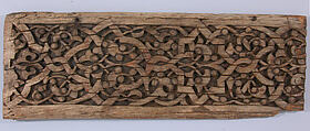 Panel, Wood; carved