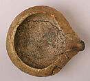 Lamp, Earthenware; glazed
