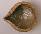 Lamp, Earthenware; glazed