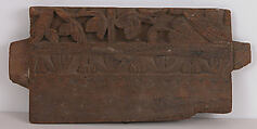Panel, Wood; carved
