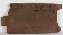 Panel, Wood; carved