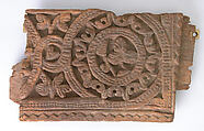 Panel, Wood; carved
