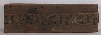 Panel, Wood; carved
