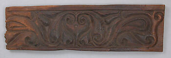 Panel, Wood; carved