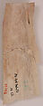 Plaque, Bone; carved