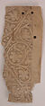 Plaque, Bone; carved