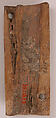 Plaque, Bone; carved