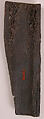 Furniture Plaque, Bone; carved