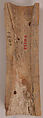 Plaque, Bone; carved with remains of paint