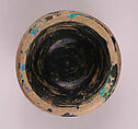 Glass Bowl, Glass, blue; blown, ground rim