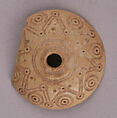 Button or Bead, Bone; incised