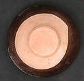 Bowl, Earthenware; brown glaze