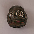 Button or Bead, Stone; carved