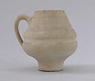 Cup, Earthenware; slip covered and unglazed