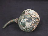 Physician's Cupping Glass or Alembic, Glass, greenish; blown, applied spout
