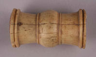Possibly a Spool Handle, Bone; carved and incised
