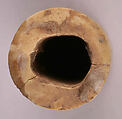 Possibly a Spool Handle, Bone; carved and incised