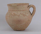 Cup, Earthenware; slip covered and unglazed
