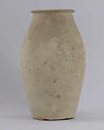Jar, Earthenware; slip covered and unglazed