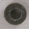 Button or Bead or Spindle Whorl, Stone; incised
