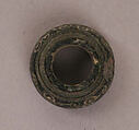 Button or Bead or Spindle Whorl, Stone; incised