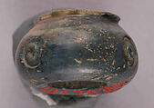 Button or Bead, Bone; tinted and incised