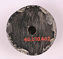Button or Bead, Jet; incised