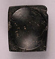 Possibly a Palette, Bitumen; cut