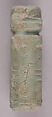 Pendant, Stone; carved, incised, and pierced