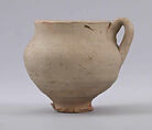 Cup, Earthenware; slip covered and unglazed