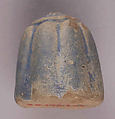 Chess Piece, Pawn, Earthenware; molded, pale blue glaze