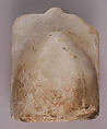 Chess Piece, King, Alabaster; carved, painted