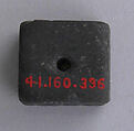 Seal, Black basalt; carved