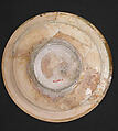 Bowl, Stonepaste; luster-painted on opaque white ground