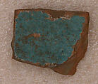 Tile Fragment, Stonepaste; polychrome painted under transparent glaze