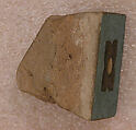 Tile Fragment, Stonepaste; polychrome painted under transparent glaze