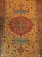 The Anhalt Medallion Carpet, Cotton (warp), silk (weft), wool (pile); asymmetrically knotted pile