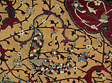 The Anhalt Medallion Carpet, Cotton (warp), silk (weft), wool (pile); asymmetrically knotted pile