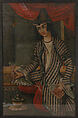 Young Man Holding a Goblet, Oil on canvas