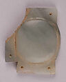 Belt Fitting, Nephrite; carved
