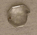Bead, Rock crystal; cut and pierced