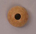 Button or Bead, Bone; incised